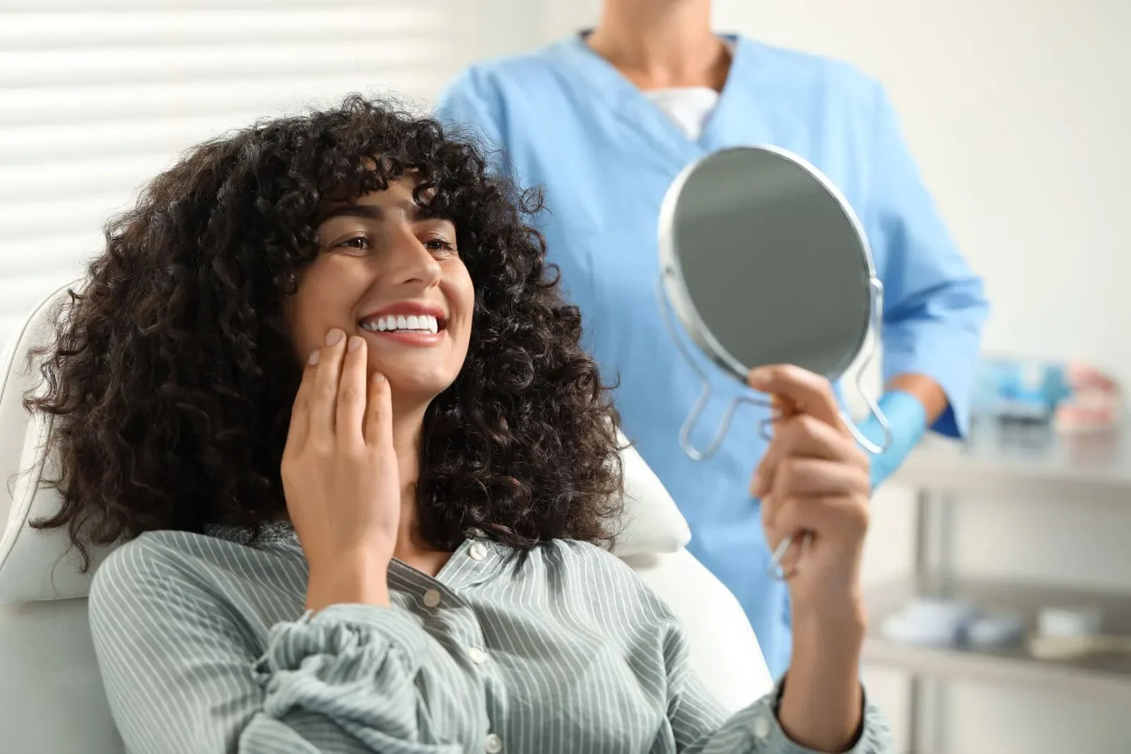 A custom dental crown at Wicker Park Dental Studio
