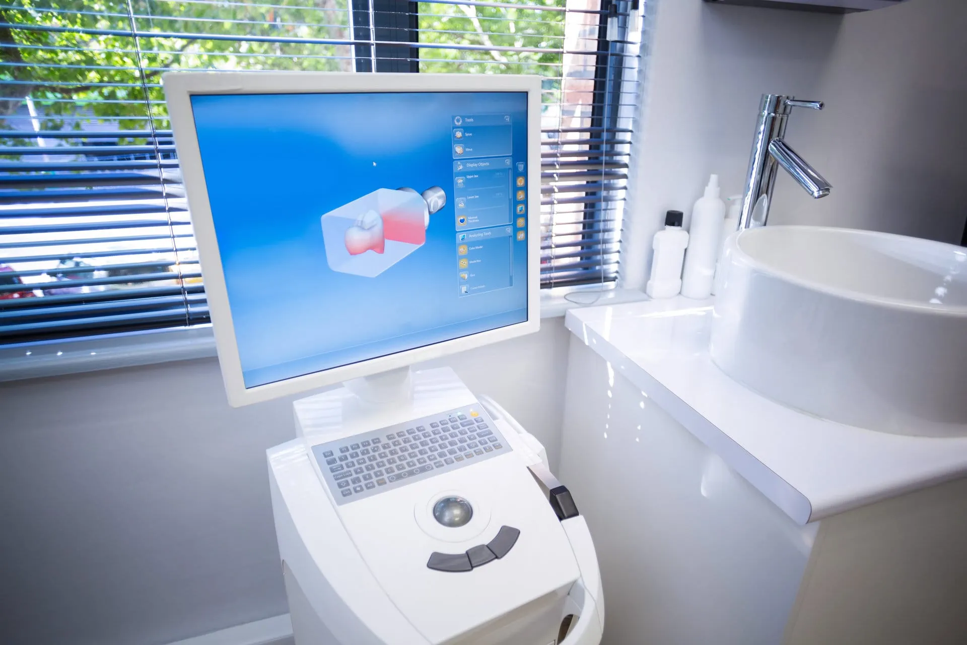 A dental implant at Wicker Park Dental Studio